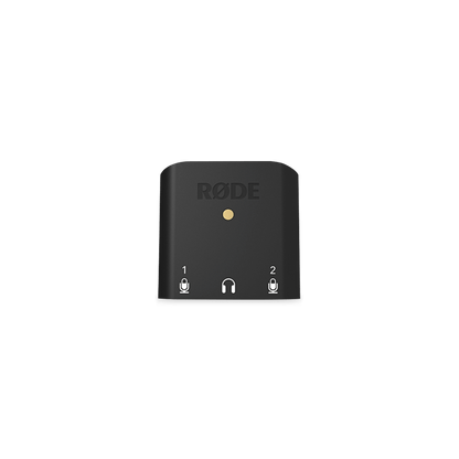 RODE AI-Micro Ultracompact 2x2 USB Type-C Audio Interface with 3.5mm Input, USB-A, USB-C, Lightning Cable for Mobile and PC Podcasting