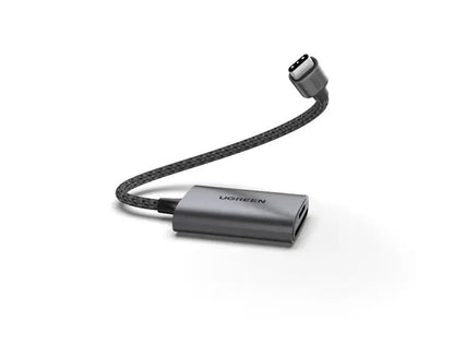 UGREEN CM401 microSD SD OTG Card Reader with USB-C 3.0 Interface 5Gbps File Transfer Speed for PC Laptop Computer and Smartphones | 80888