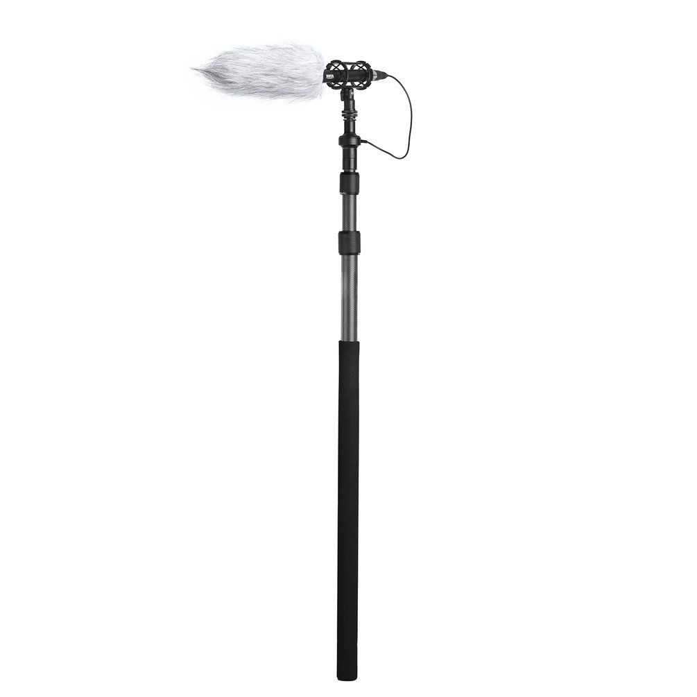 Boya BY-PB25 Carbon Fiber Boompole Microphone Pole With Internal XLR Cable
