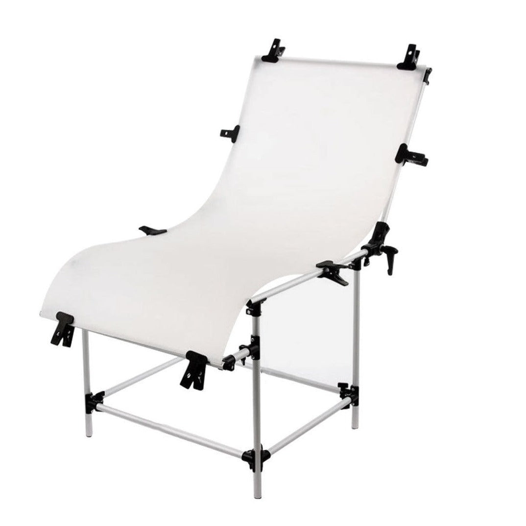 Pxel ST-6X13 Foldable Shooting Table 60x130cm Photographic Studio White Background Backdrop