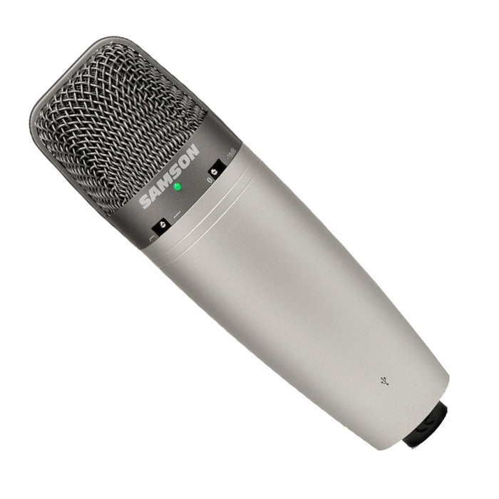 Samson C03 Multi-Pattern Condenser Microphone Supercardioid Omni with Gold Plated XLR Output for Podcasting, Studio, Recordings