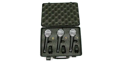 Samson R21 Dynamic Handheld Microphone Triple-Pack for Vocal and Instrument Recording, Live Performance, Music Education, DJ