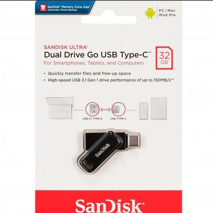 tæt Hates ornament SanDisk Ultra Dual Drive USB 3.1 to USB Type-C OTG Flash Drive with 15 – JG  Superstore