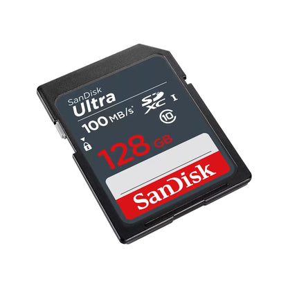 SanDisk Ultra SD Card UHS-I SDXC Class 10, 100MB/s Read and Write Speed (128GB) | SDSDUNR