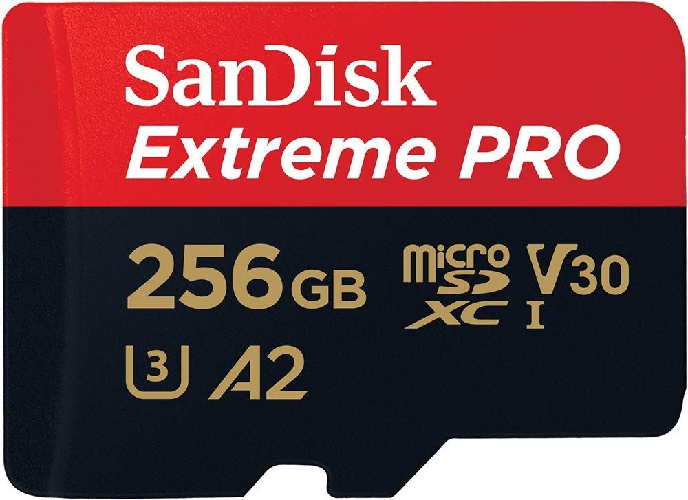 Sandisk Extreme Pro Micro SD Card 256 GB UHS-II SDHC Class 10 100mb/s SDSQXCZ-256G w/Adapter
