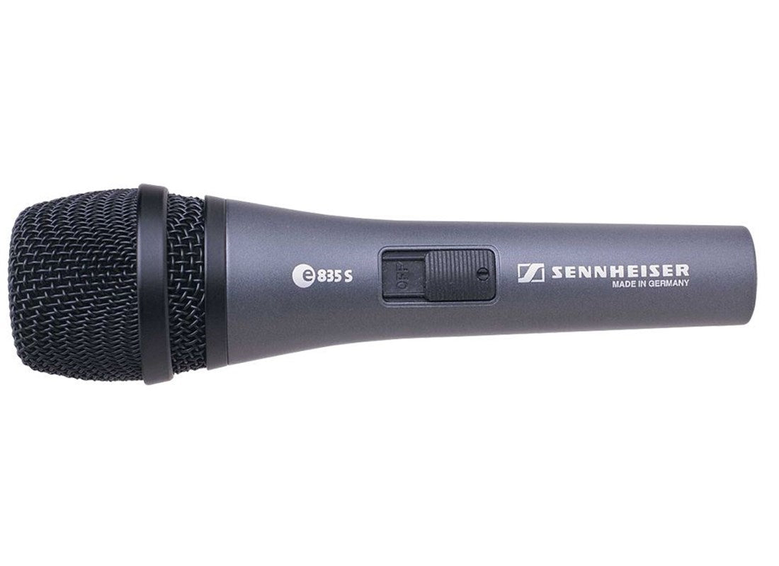 Sennheiser e 835S Handheld Cardioid Dynamic Microphone with On/Off Switch