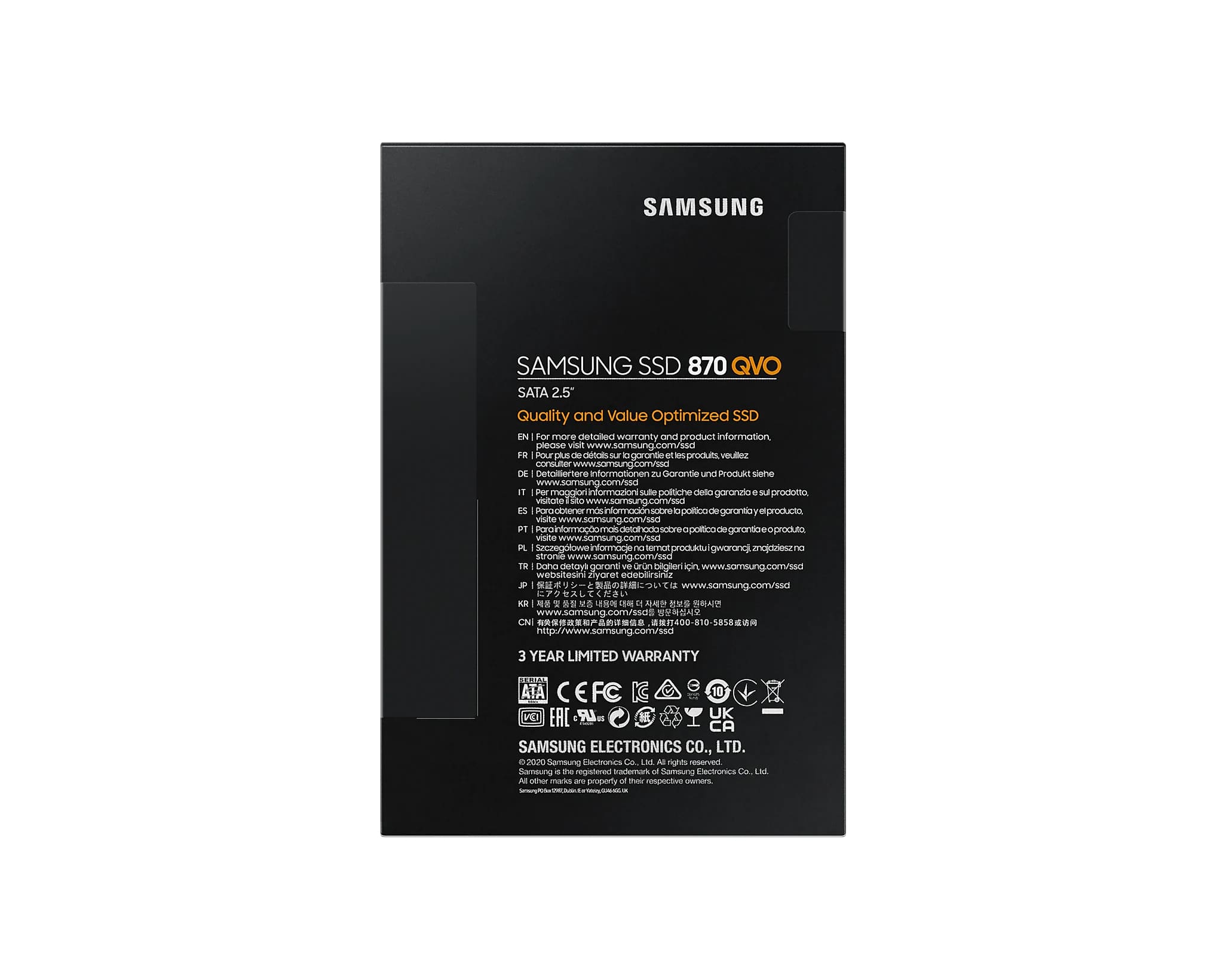 [2TB SSD] SAMSUNG 870 QVO 2TB MZ-77Q2T0