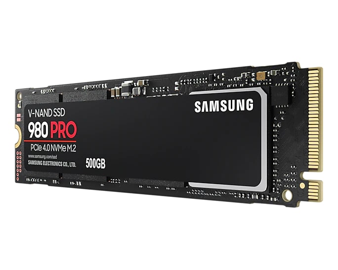 Samsung SSD 980 Pro NVMe M.2 PCIe 4.0 Solid State Drive with 7000MB/s Read and 5100MB/s Write Speed for PC (250GB, 500GB, 1TB) | MZ-V8P