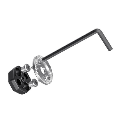 SmallRig Bolt-On Mount with ARRI-Style Rosette (M6 Thread) Model - SAP2804
