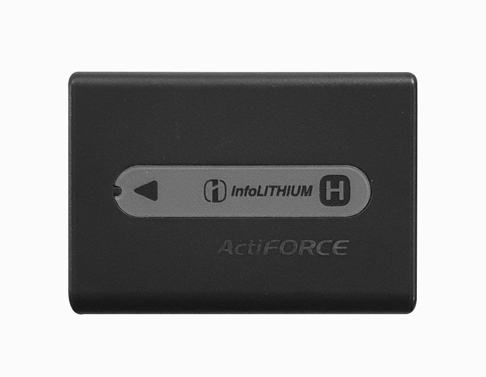 Pxel Sony NP-FH100 InfoLithium Actiforce Rechargeable 6.8V 900mAh Battery Pack for Select Sony HandyCam Video Cameras | Class A, NP-FH100 Replacement