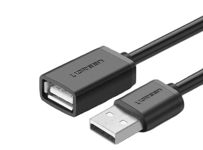[CLEARANCE] UGREEN USB 2.0 A Male to A Female 1-Meter Nickel Plated Extension Cable with 480Mbs Transfer Speed | 10314