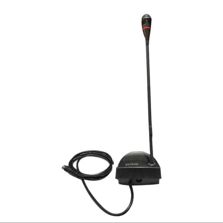 KEVLER LM-500 Series 16" Condenser Conference Microphone Unit with Speech Toggle Buttons, Adjustable Gooseneck Boom Arm, and Red Light Indicator for Business Conference System (Chairman and Delegate) | LM-501 502