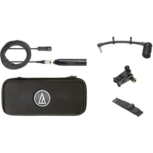 Audio Technica ATM350U Cardioid Condenser Instrument Microphone with Universal Clip-On Mounting System (5" Gooseneck)