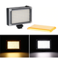 Ulanzi W112LED Video Light 112 LED with 3 Hot Shoe Dimmable Portable Video Light for DSLR or Smartphone