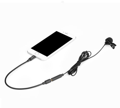 Boya BY-M2 Lavalier Microphone for Apple iPhone 11 Pro Max XS Max XR 8 7 Plus iPad 6 5 Pro Air mini 4 3 2 iPod Touch 3.5mm to Lighting