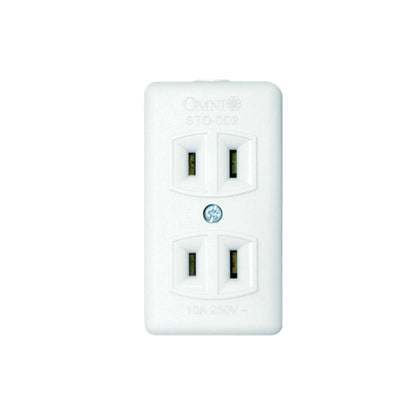 OMNI Spring Type Outlet Socket 10A 220V (2 Gang, 3 Gang, 4 Gang) for Electronics Appliances | STO-002 STO-003 STO-004