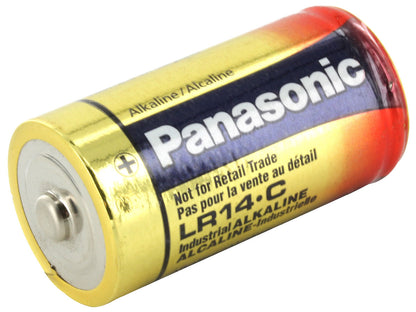 [CLEARANCE] Panasonic Alkaline C Size Batteries (Pack of 2) 1.5V Battery - LR14/2B