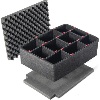 Pelican TrekPak Divider Kit with Locking Pin Function, Foam and Plastic Material for Pelican 1535 Air Case | Model - 1535