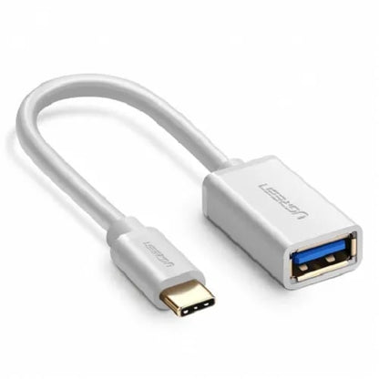 UGREEN High Speed OTG Male to USB-C 3.0 Female Cable (Black, White) External Accessories  | 3070