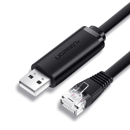 [CLEARANCE] UGREEN RJ45 Ethernet LAN to USB 2.0 Type-A Networking Console Cable for PC Laptop and Network Routers and Switches (3M) | 60813
