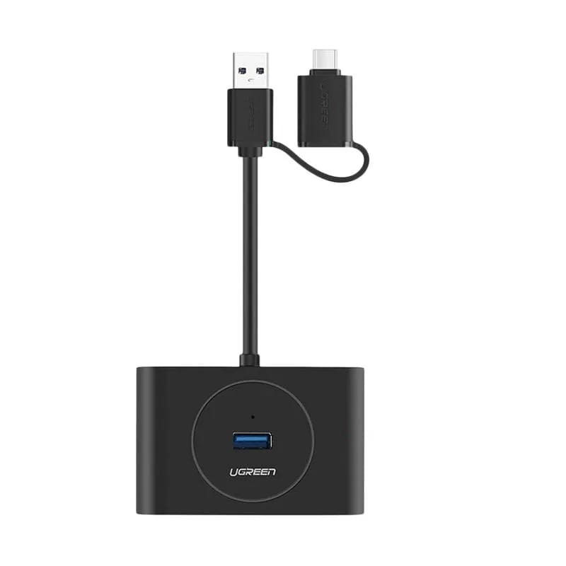 UGREEN 2-in-1 4-Port USB 3.0 to USB-C and USB-A with 5Gbps Data Speed and OTG Function Compatible | 40850