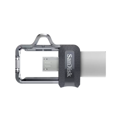 SanDisk Ultra Dual Drive m3.0 USB 3.0 OTG Flash Drive with 130mb/s Read Speed (32GB)