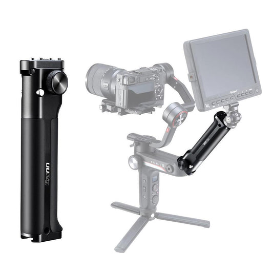 UURig DH14 Aluminum Stabilizer Top Handle Grip for Zhiyun Weebil-S Extend Cold Shoe Mount for Monitor Video Light Microphone