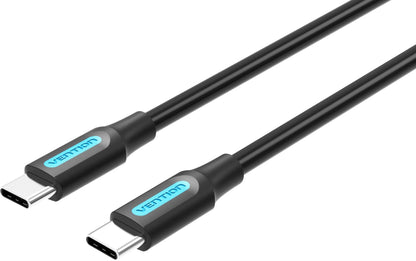 Vention USB 2.0 C Male to Male Cable PVC (COS) Black 480Mbps (Available in Different Lengths)