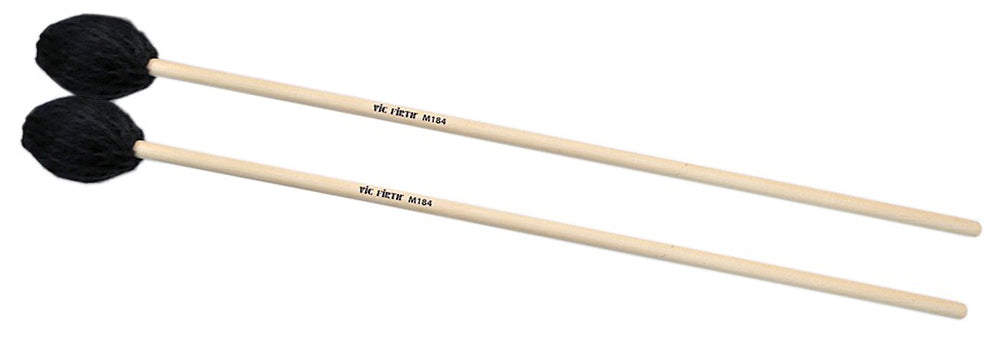 Vic Firth M184 Corpsmaster Hard Yarn Rubber Medium Weight Percussion Keyboard Mallets for Xylophone and Marimba Multi-Application Marching