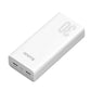 Yoobao C30 30000mAh High Capacity Fast Charging Input and Output Type-C Dual USB Output Power Bank (White and Blue)