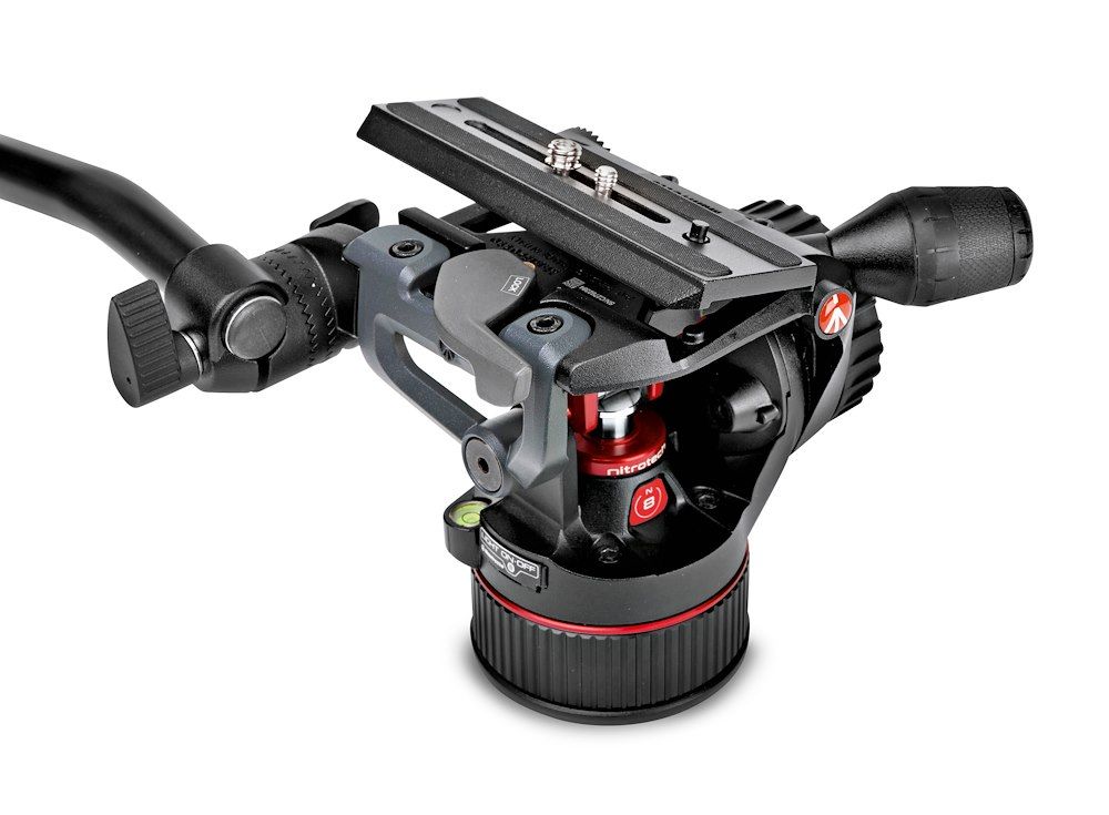 Manfrotto Nitrotech N8 Fluid Video Head With Continuous CBS (Counter Balance System)