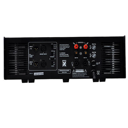 [CLEARANCE] KEVLER MZ-1000 1000W Professional Class H Power Amplifier with 20Hz-20KHz Frequency, Balance/Unbalance 3-Pin XLR Input and 2 Speakon Terminals, LED Indicators with Dual Variable Speed Fans
