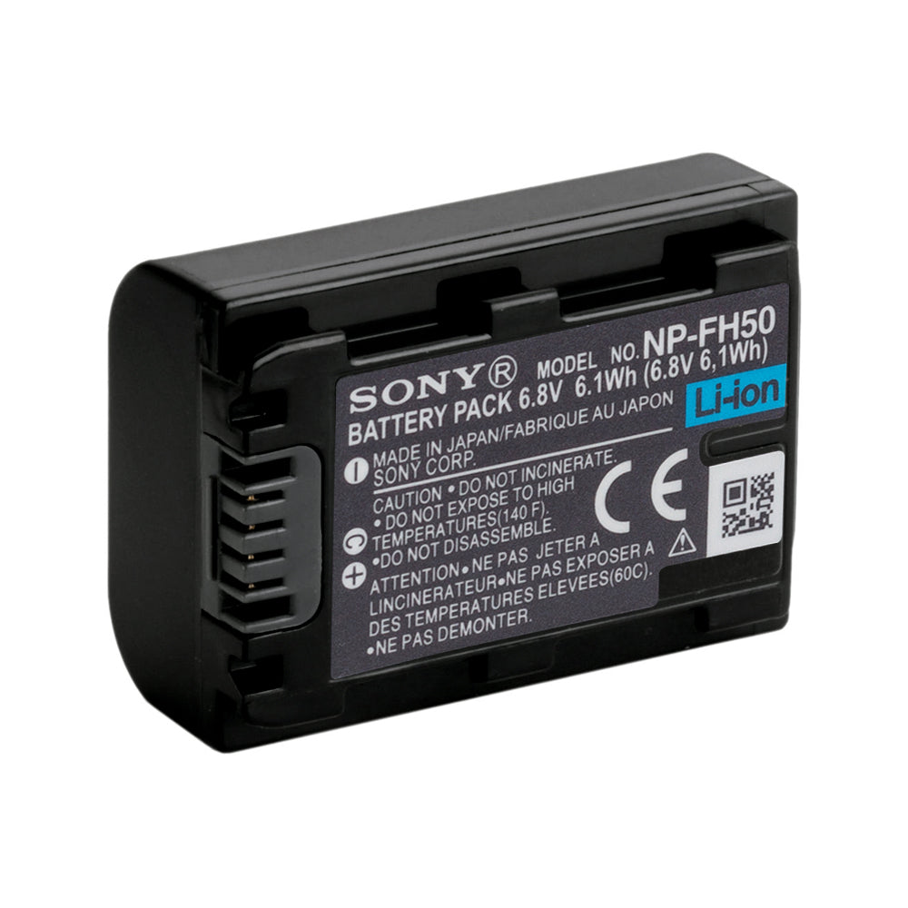 Pxel Sony NP-FH50 InfoLithium Actiforce Rechargeable 6.8V 900mAh Battery Pack for Select Sony Alpha HandyCam Cameras | Class A, NP-FH50 Replacement