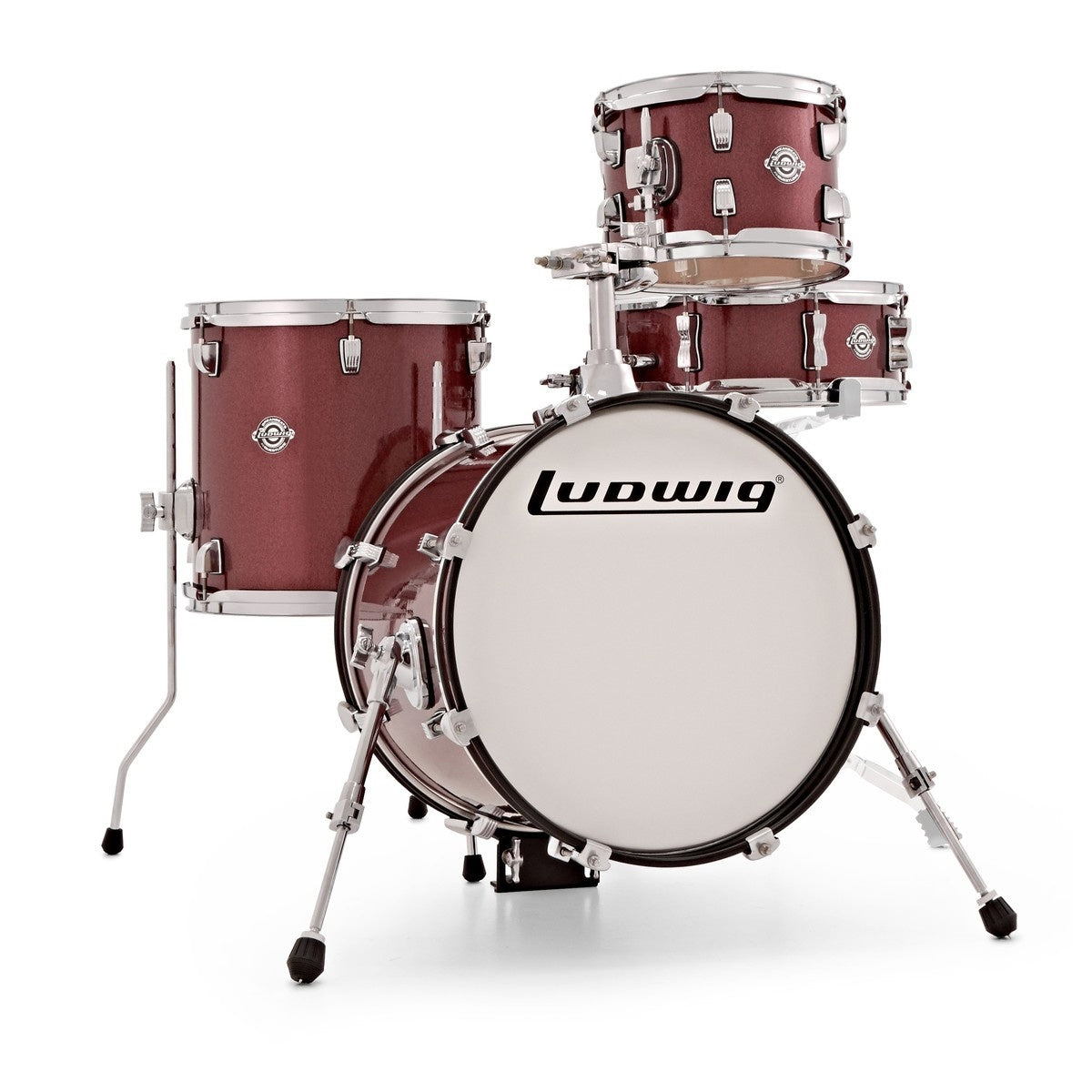 Ludwig LC179X Questlove Breakbeats 4-Piece Shell Pack Drum Set with 10