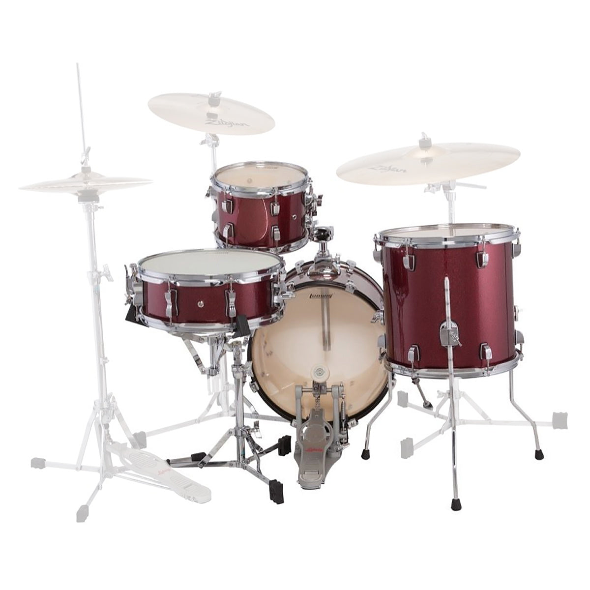 Ludwig LC179X Questlove Breakbeats 4-Piece Shell Pack Drum Set with 10