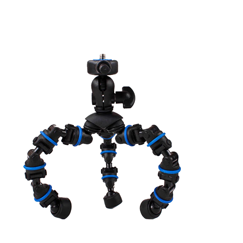 Weifeng Flexible Tripod with 1/4-inch Bolt Mount Head for Camera Mounts and Action Cameras (WT0304B)