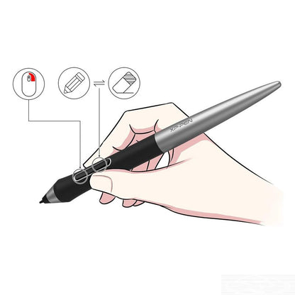 [CLEARANCE] XP-Pen AC61 PA1 Battery-Free Stylus and Pen Holder with 60 Degrees Tilt Support Function and 8192 Levels of Pressure Sensitivity with One-Click Toggle Buttons for Deco Pro Series