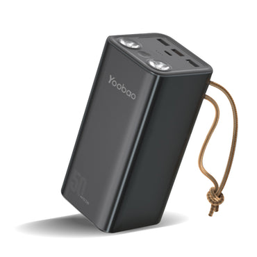 [CLEARANCE] Yoobao H5 Portable 50000mAh Power Station Powerbank PD22.5W Power Delivery Two-Way Quick Charge with 3 output and 2 LED Flashlight for Smartphone and Tablets (White)