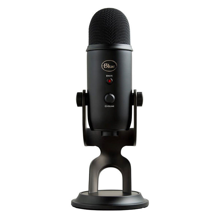 Blue Yeti  USB Microphone Omnidirectional Cardioid Desktop Mic for Podcasts, Live Streaming, ASMR and more (Black, Blue, and Silver)