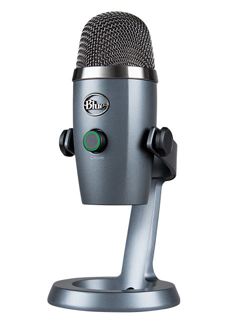 Blue Yeti Nano USB Microphone for Podcasting, Streaming, Music Recording ( Blackout, Shadow Gray)