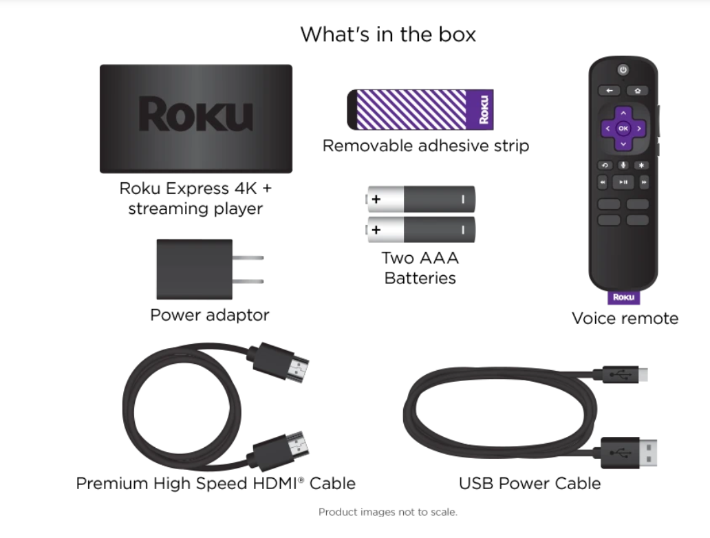 Roku Express 4K Plus 3941XR HDR Streaming Player with Remote Control Perfect use for Movie, Music, TV Series and Sport Streaming