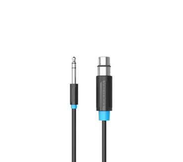 Vention 6.5mm Jack Male to XLR Female 15-Meters Gold Plated (BBE) Audio Cable for Speakers, Amplifiers, Audio Mixers, Stereo