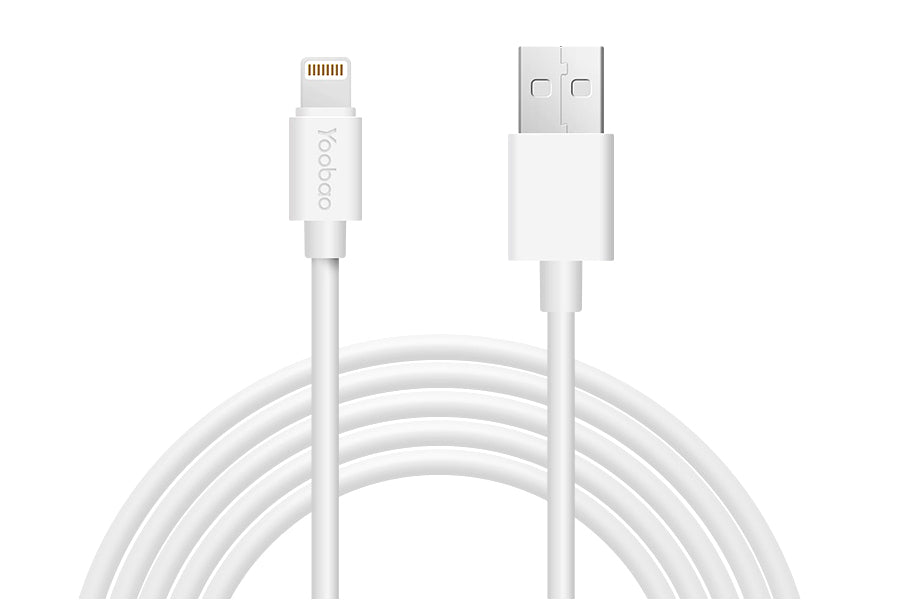 Yoobao 2 meter High Speed USB Data Sync Charger Cable for iPhone (White) | YB-403