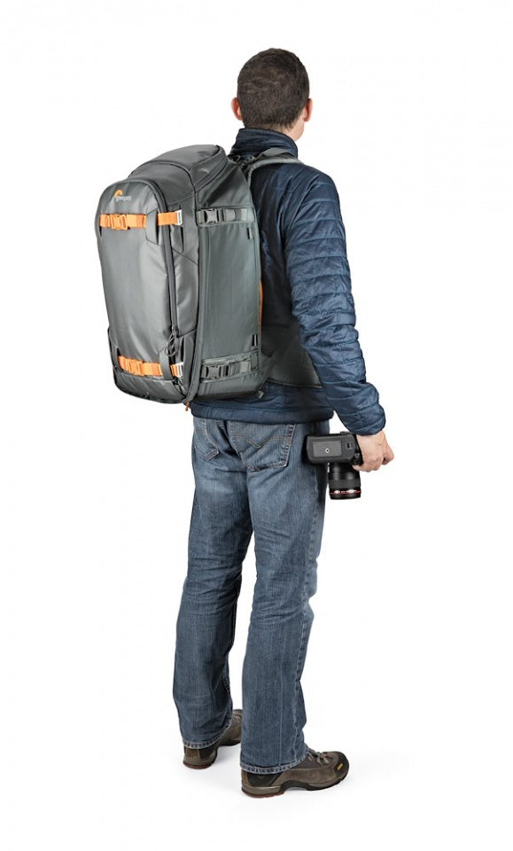 Lowepro Whistler Backpack 450 AW II Camera, Laptop, Tripod Bag (Gray)