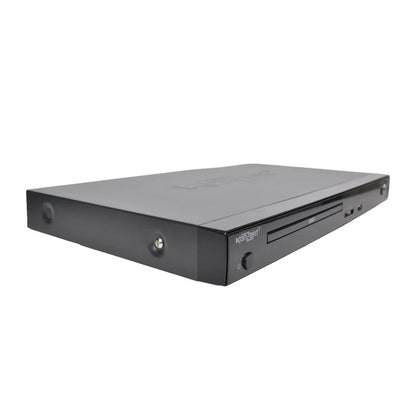 Konzert DV-601H High Definition HD DVD Player with USB Port SD Card Slot and Microphone Inputs, 5.1 Channel Surround Sound Support, and RCA HDMI SVCD Optical and Coaxial Output