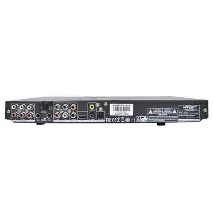 Konzert DV-601H High Definition HD DVD Player with USB Port SD Card Slot and Microphone Inputs, 5.1 Channel Surround Sound Support, and RCA HDMI SVCD Optical and Coaxial Output