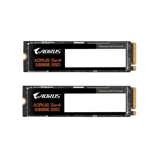 GIGABYTE AORUS 5000E 500GB 1TB M.2 NVMe Gen 4 SSD Storage Solid State Drive with 5.0GB/s Max Read Performance for Gaming Console PC Computer Laptop GP-AG450E500GB-G GP-AG450E1TB-G