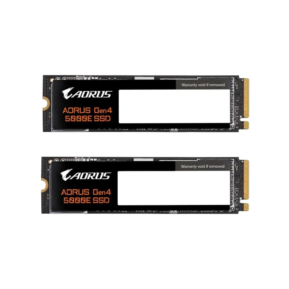 GIGABYTE AORUS 5000E 500GB 1TB M.2 NVMe Gen 4 SSD Storage Solid State Drive with 5.0GB/s Max Read Performance for Gaming Console PC Computer Laptop GP-AG450E500GB-G GP-AG450E1TB-G