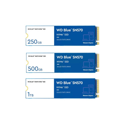 [CLEARANCE] Western Digital WD Blue SN570 250GB M.2 NVMe Series SSD Solid State Drive with 3.5GB/s Max Sequential Read Performance for PC Computer and Laptop | WDS250G3B0C