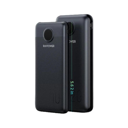 [CLEARANCE] RAVPower PD Pioneer 20W 10000mAh 3-Port (Dual USB 3.0, USB Type-C) Powerbank with i-Smart Technology | RP-PB1204